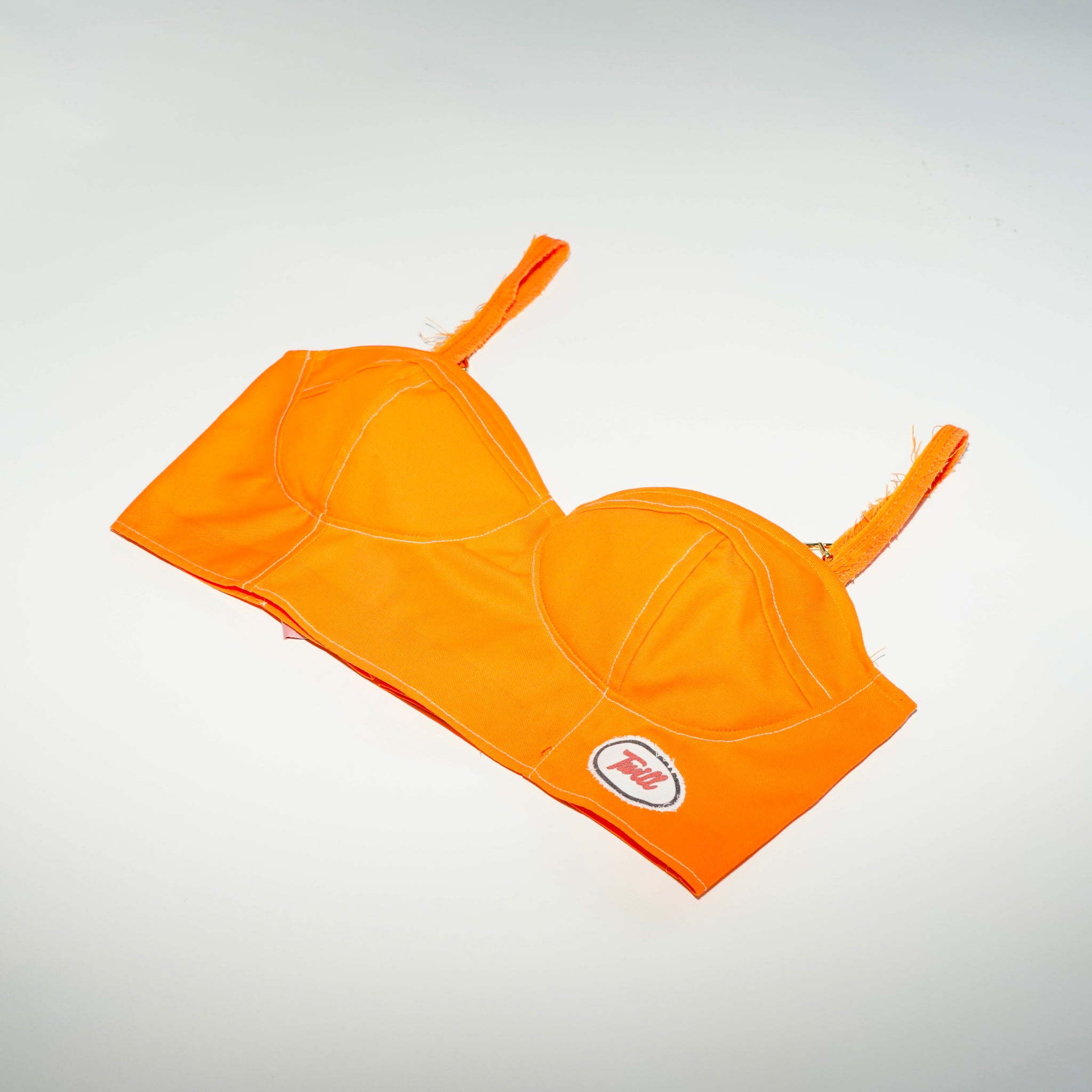 Hi-Vis Orange Bustier Top